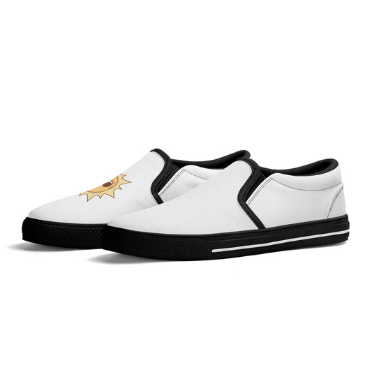 Create Your Own New Style Unisex Slip-on Shoes-Black or White Sole