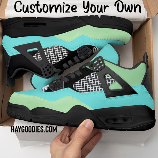 Personalize Your Own J4 Style Sneakers-Sugar Rush Colors