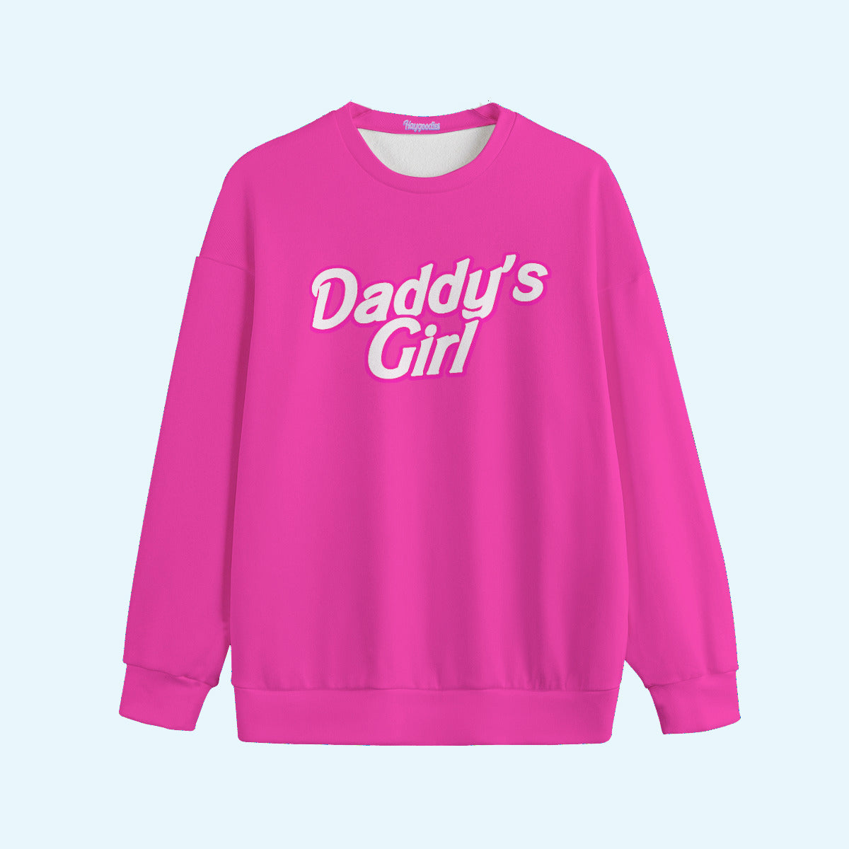 Daddy's Girl Pink Unisex Knitted Fleece Sweater-S to 6XL