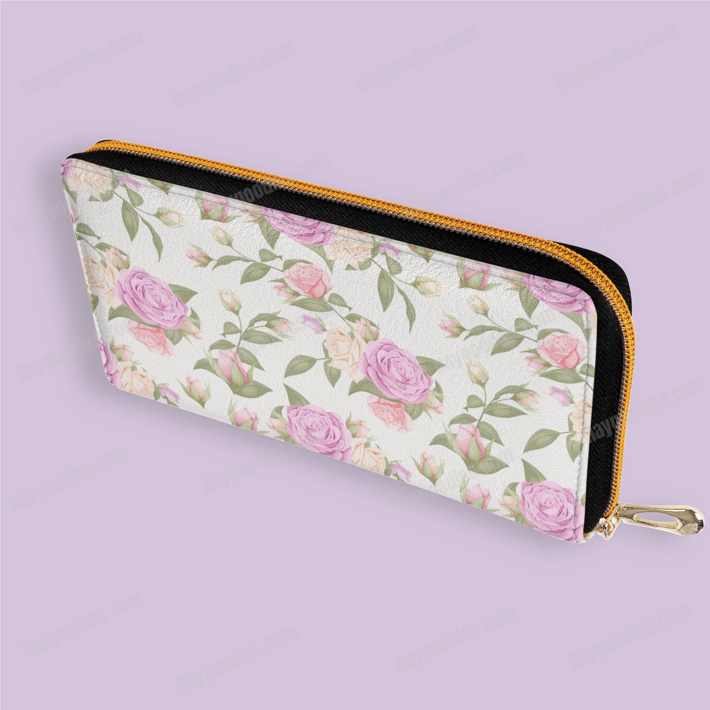 Pretty Pink Roses Zipper Purse - HayGoodies - purse