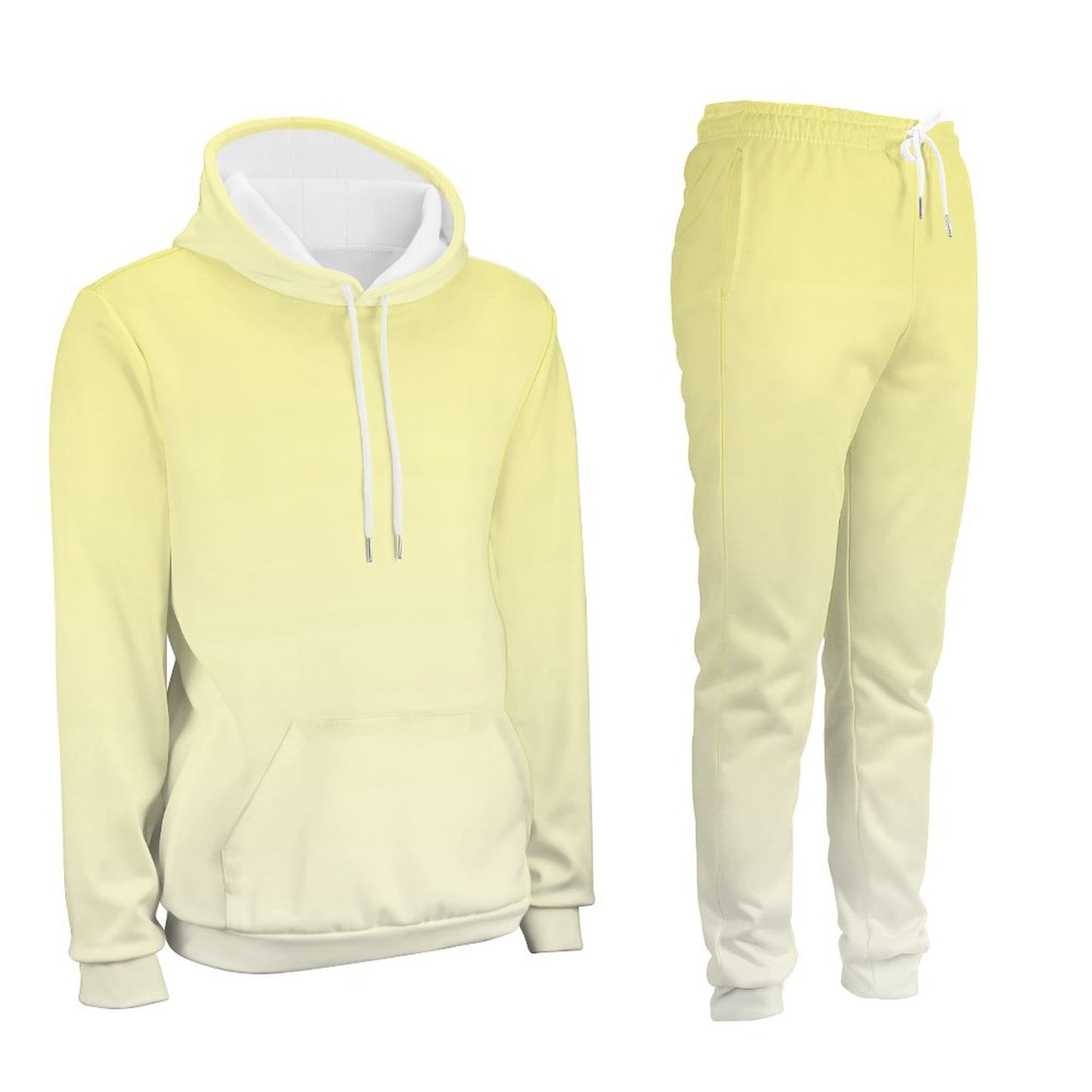Personalize This Hoodie & Joggers Set-S to 5XL-Yellow