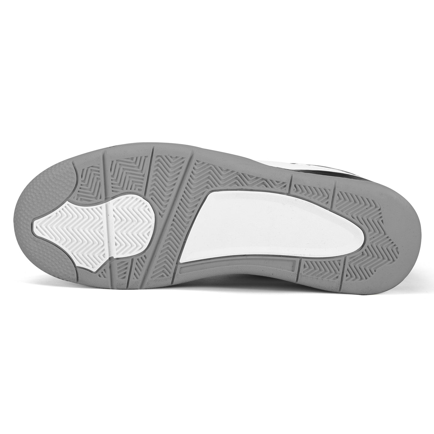 Dark Grey Color Retro Low Top J4 Style Sneakers