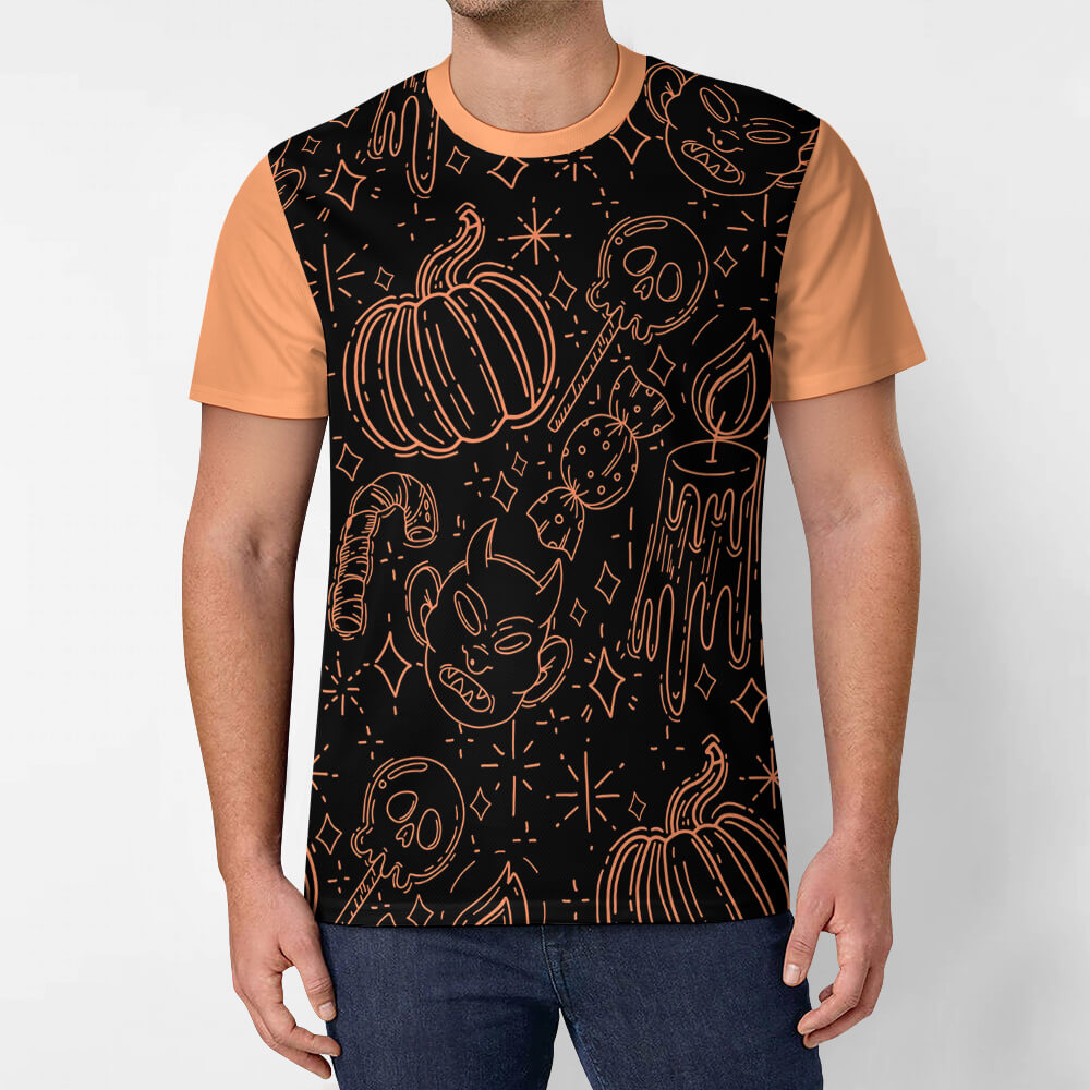 Design Your Own Unisex Short Sleeve All Over Print T-Shirt-XS to 6XL