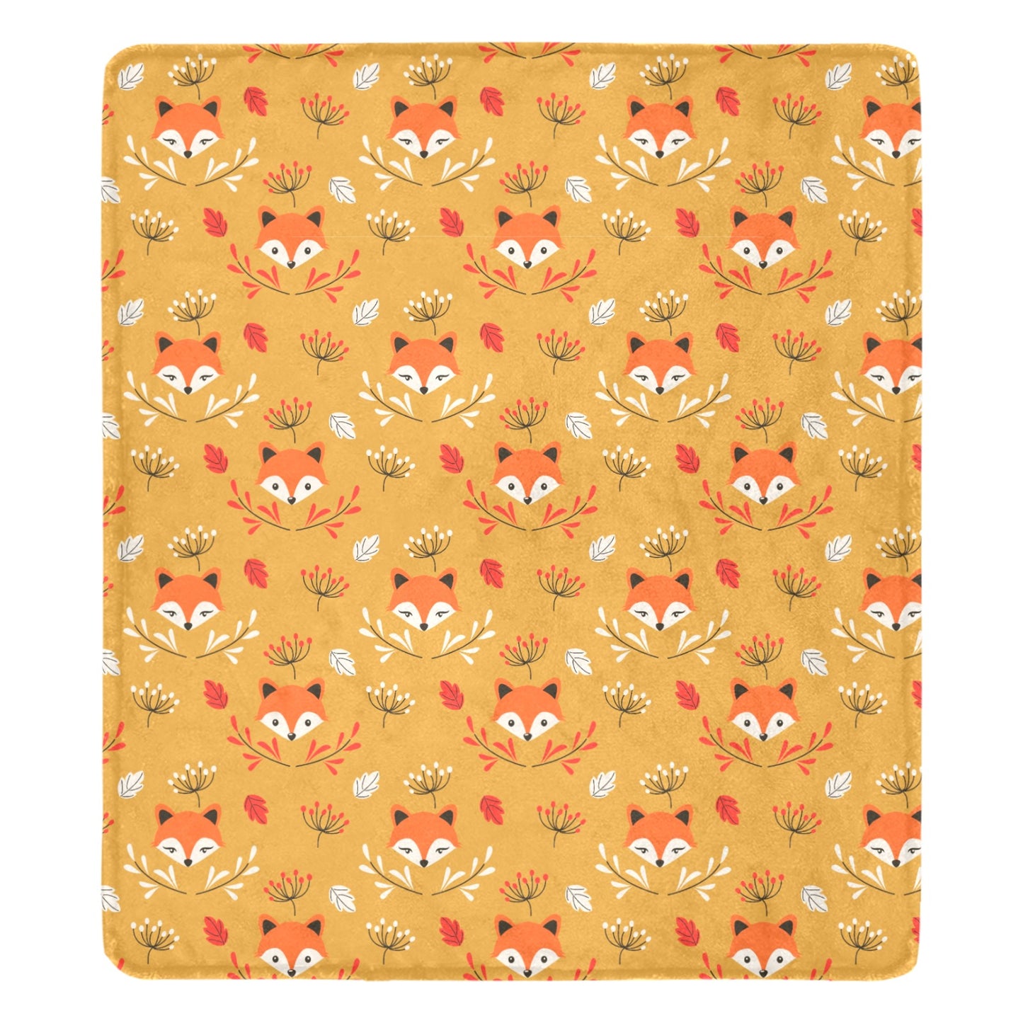 Cute Fox Patterns Ultra Soft Micro Fleece Blanket-Various Designs