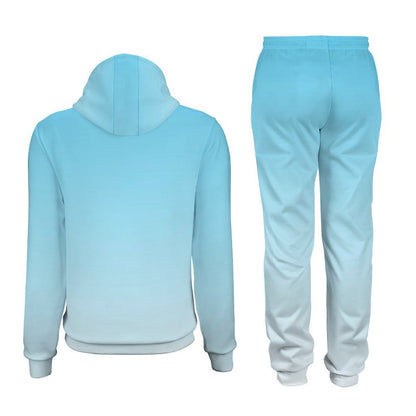 Personalize This Hoodie & Joggers Set-S to 5XL-Blue