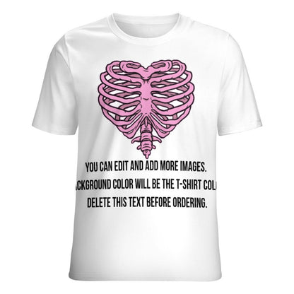 Heart Ribcage-Customize this Design T-Shirt-S to 6XL