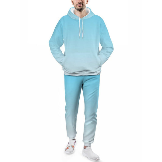 Personalize This Hoodie & Joggers Set-S to 5XL-Blue