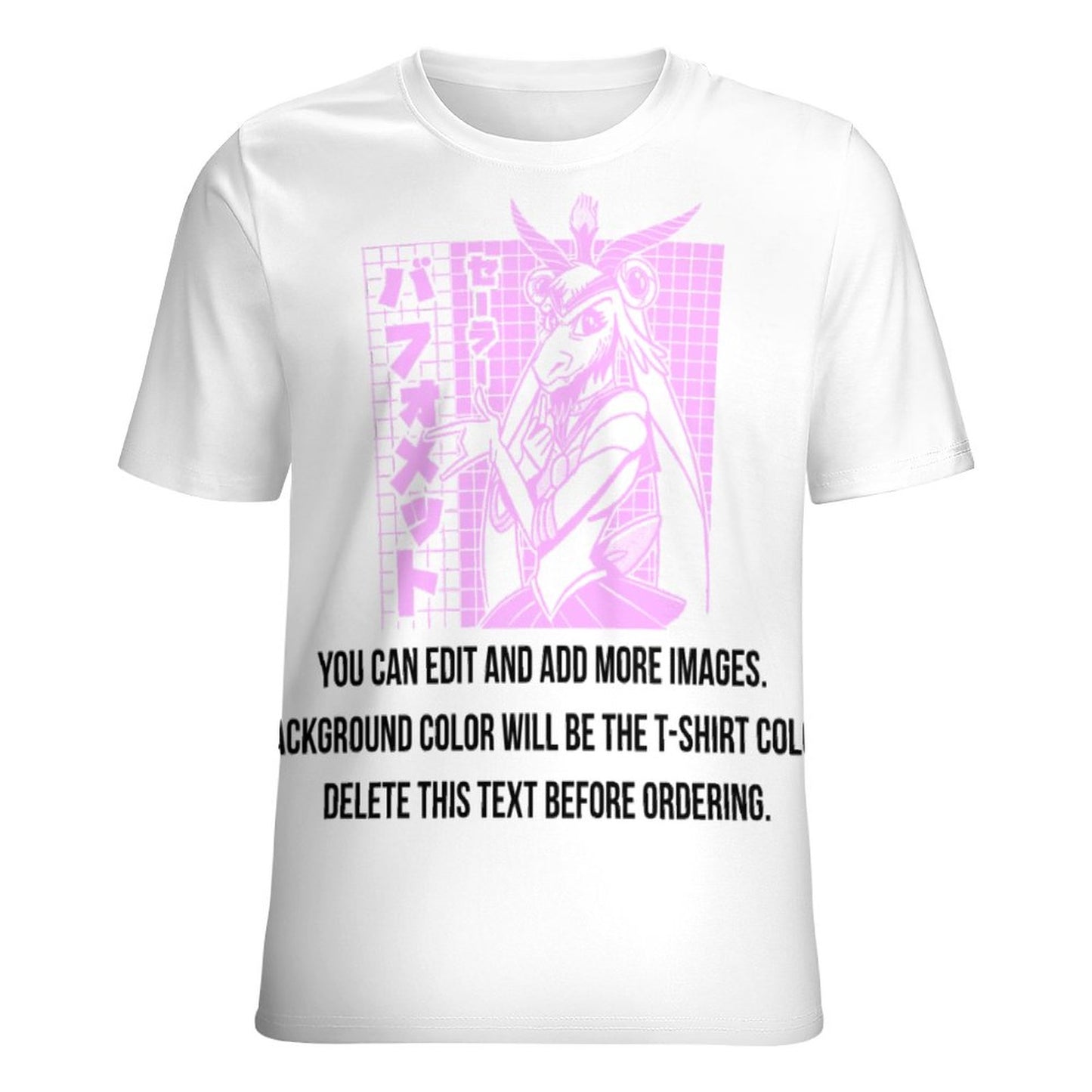 Pink Sailor Baphomet-Customize this Design T-Shirt-S to 6XL