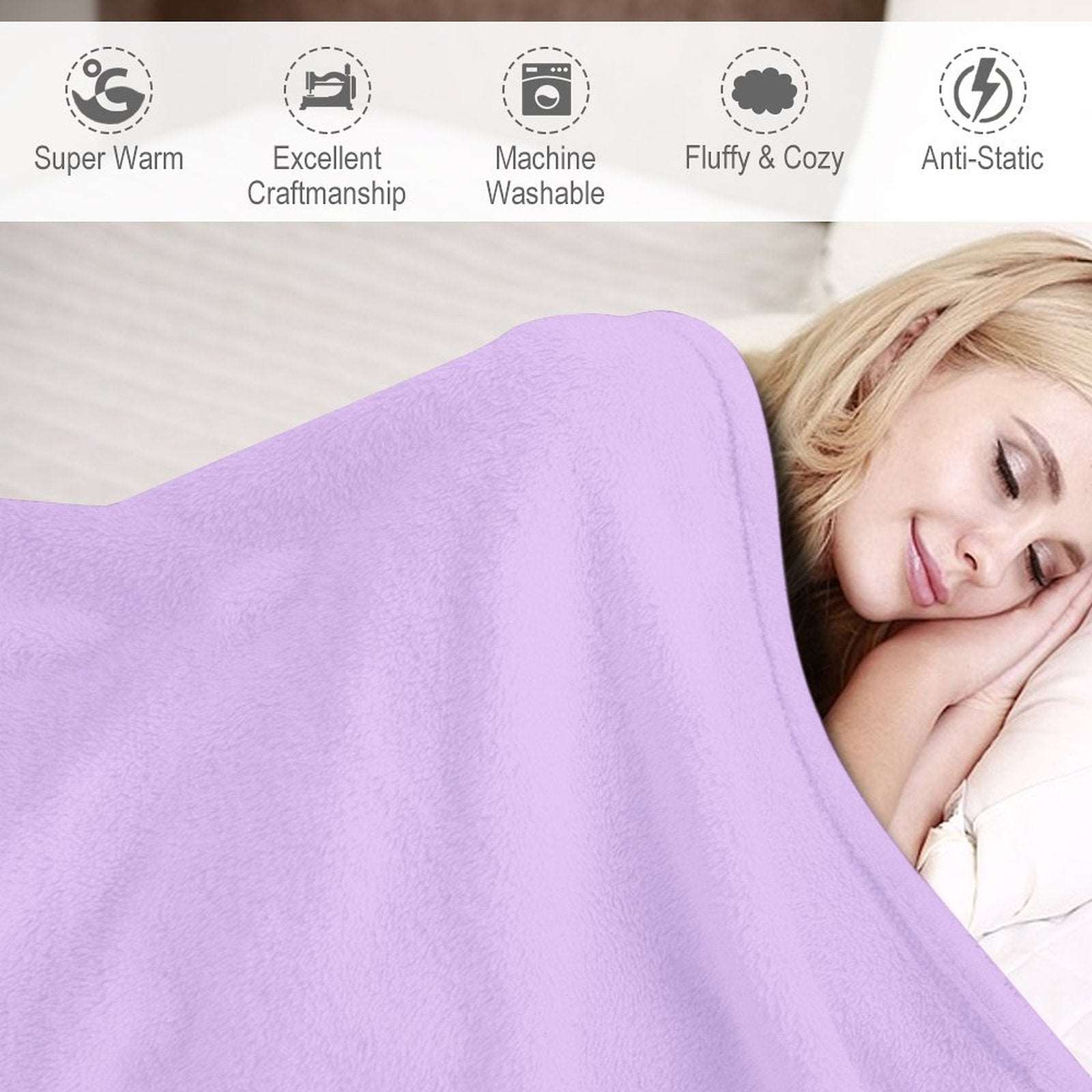 Create Your Own 280gsm Soft Flannel Fleece Blanket-Dual-sided Printing-Various Sizes