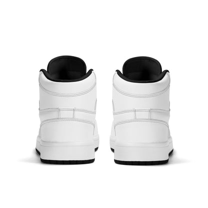 Customize Your Own Kids High-Top PU Leather Sneakers