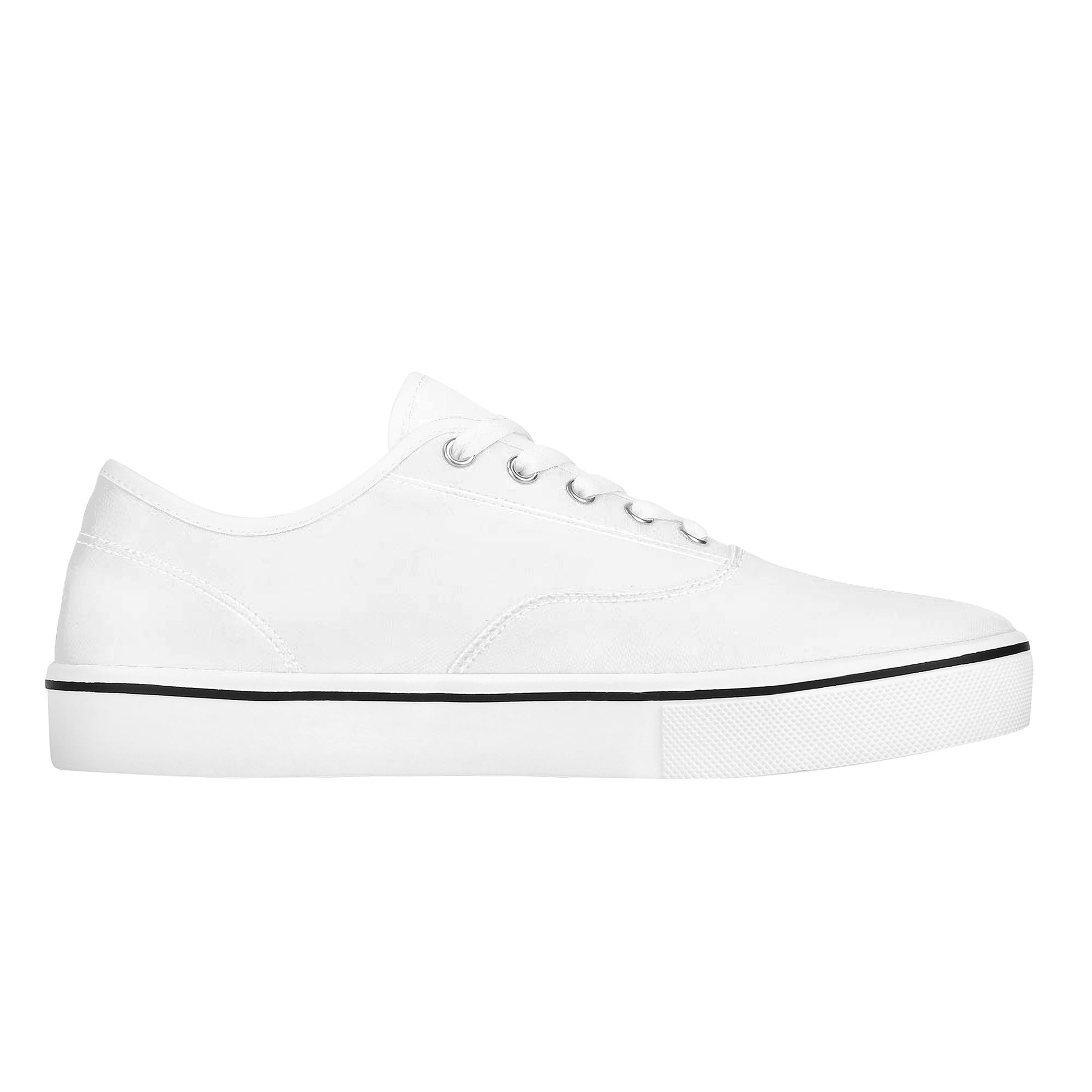 Create Your Own - Skate Shoe - White - HayGoodies - canvas shoes