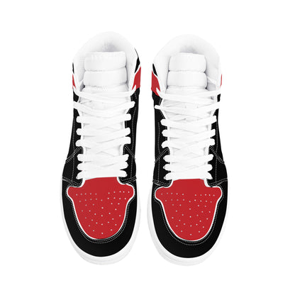 Personalize Your Own High Top Synthetic Leather Sneaker- Pre-designed