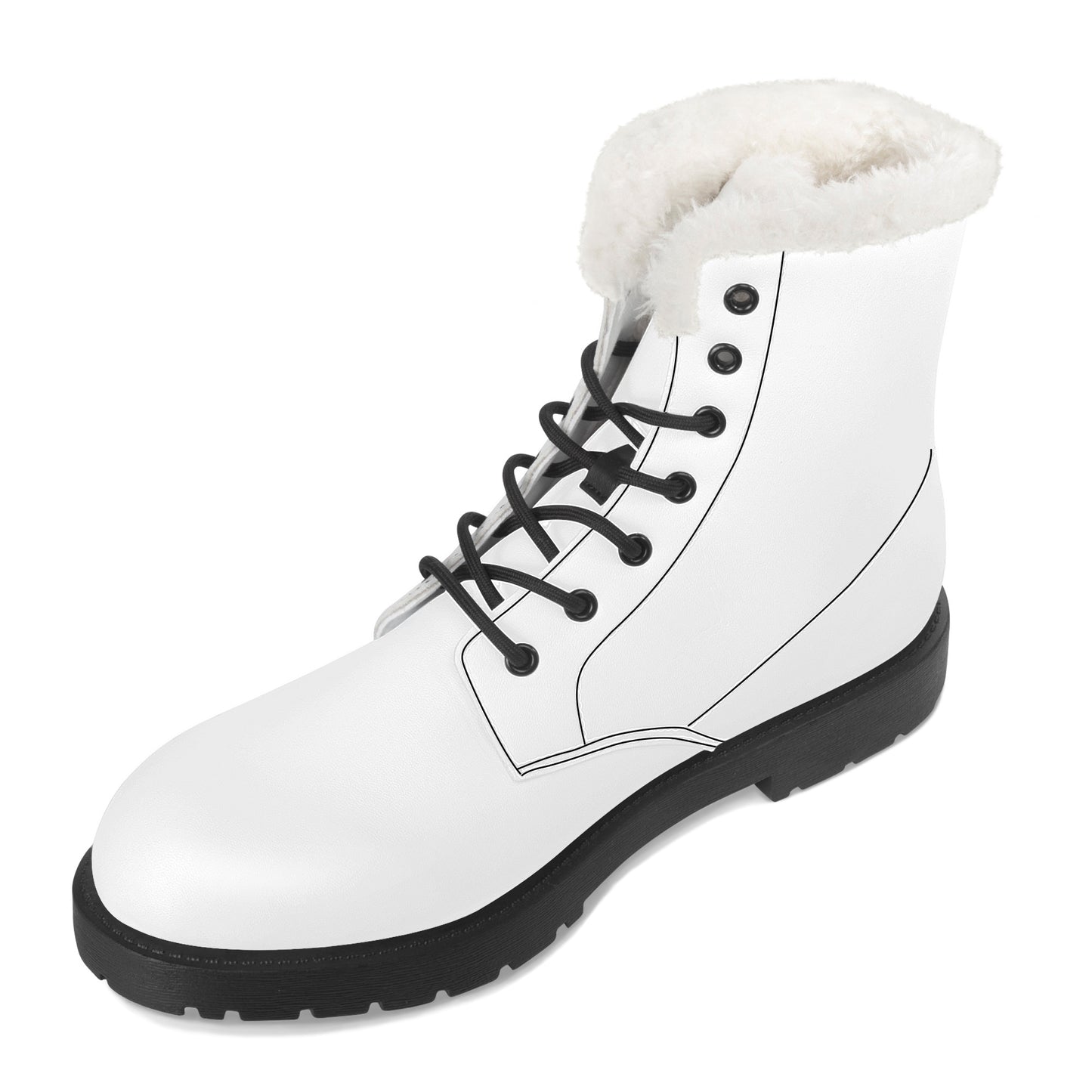 Create Your Own - Faux Fur Synthetic Leather Boot