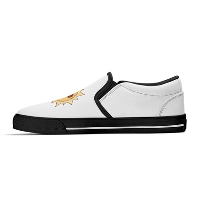 Create Your Own New Style Unisex Slip-on Shoes-Black or White Sole