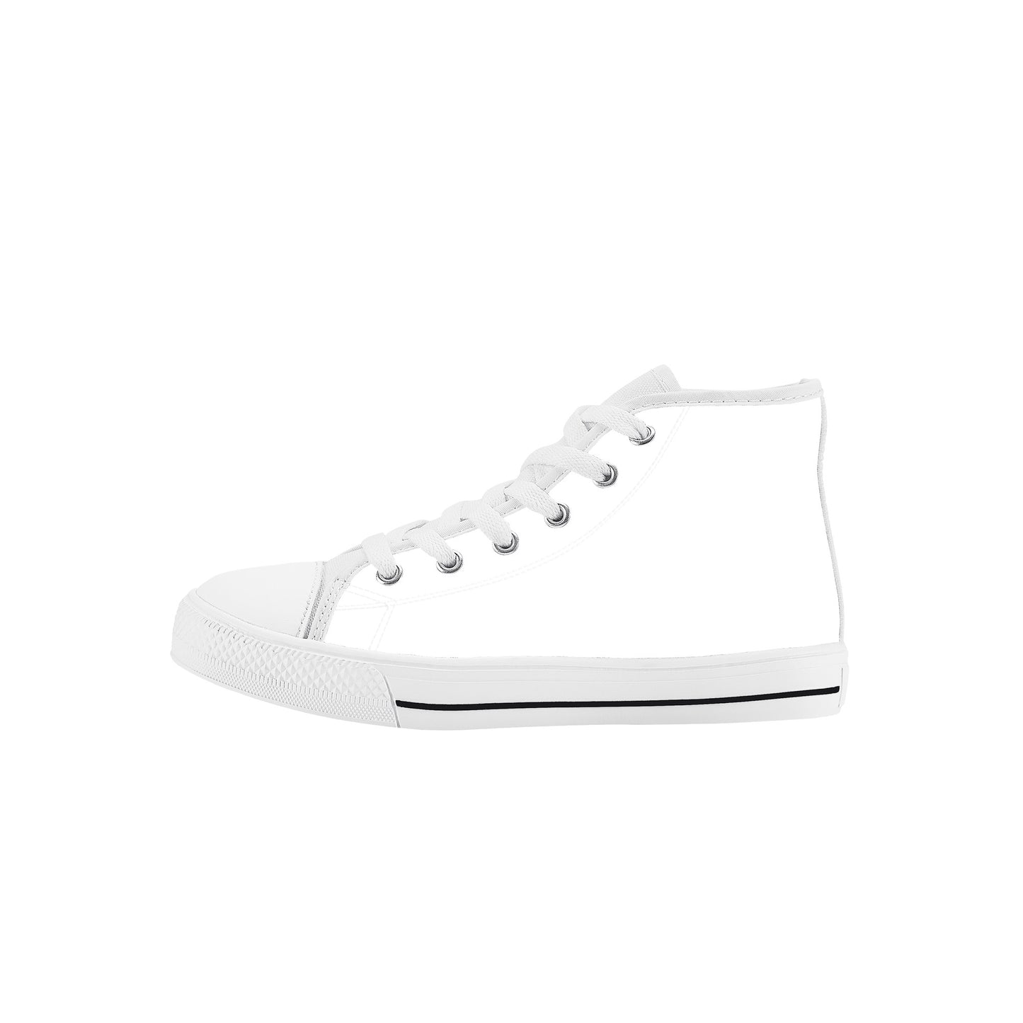 Create You Own Kids High Top Canvas Shoes
