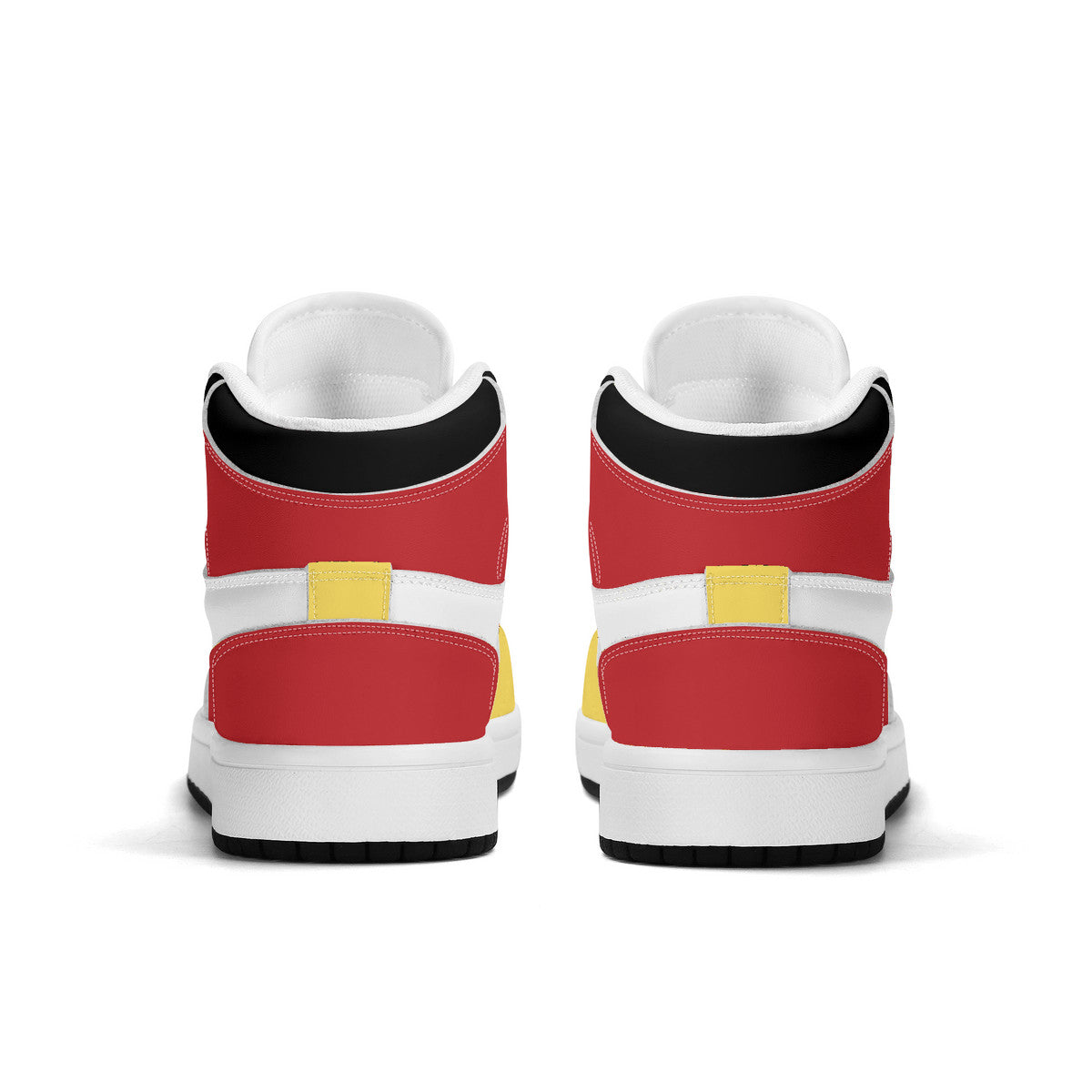Customize Your Own Kids High-Top PU Leather Sneakers