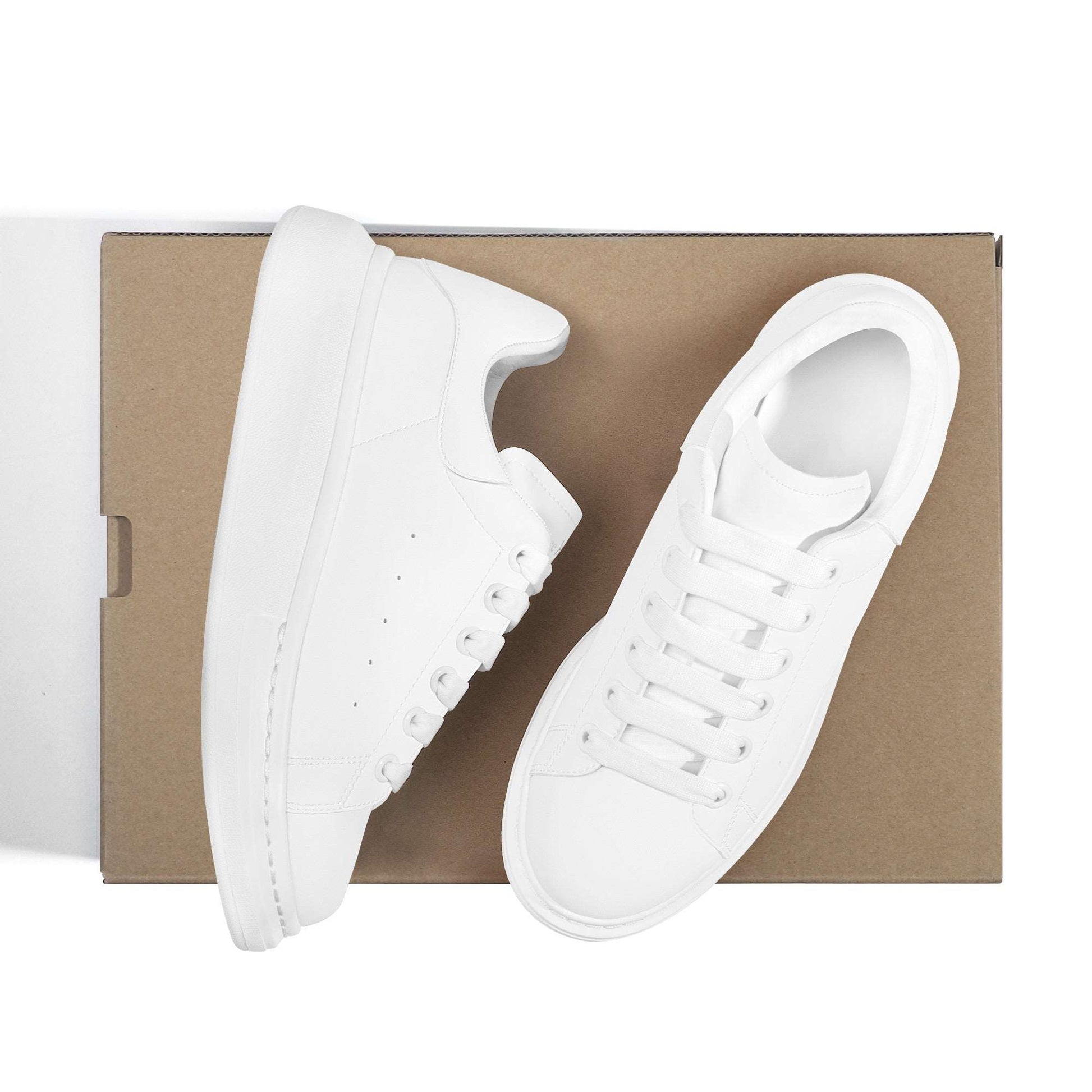 Create Your Own - Platform Low Top Shoes - White