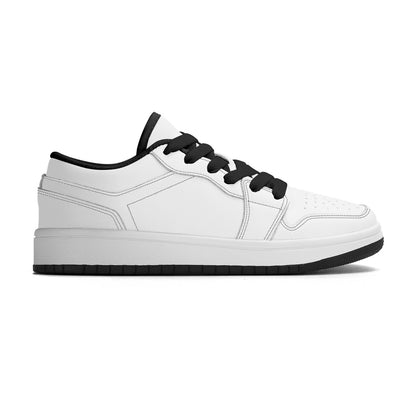 Design Your Own Kids Low-Top PU Leather Sneakers