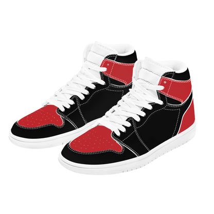 Personalize Your Own High Top Synthetic Leather Sneaker- Pre-designed