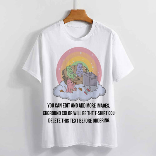 Not Quite Caring Bears-Customize this Design T-Shirt-S to 6XL