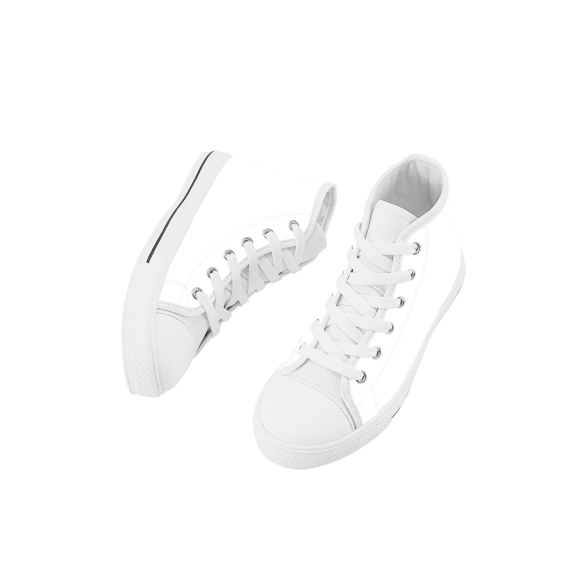 Create You Own Kids High Top Canvas Shoes - HayGoodies - shoe