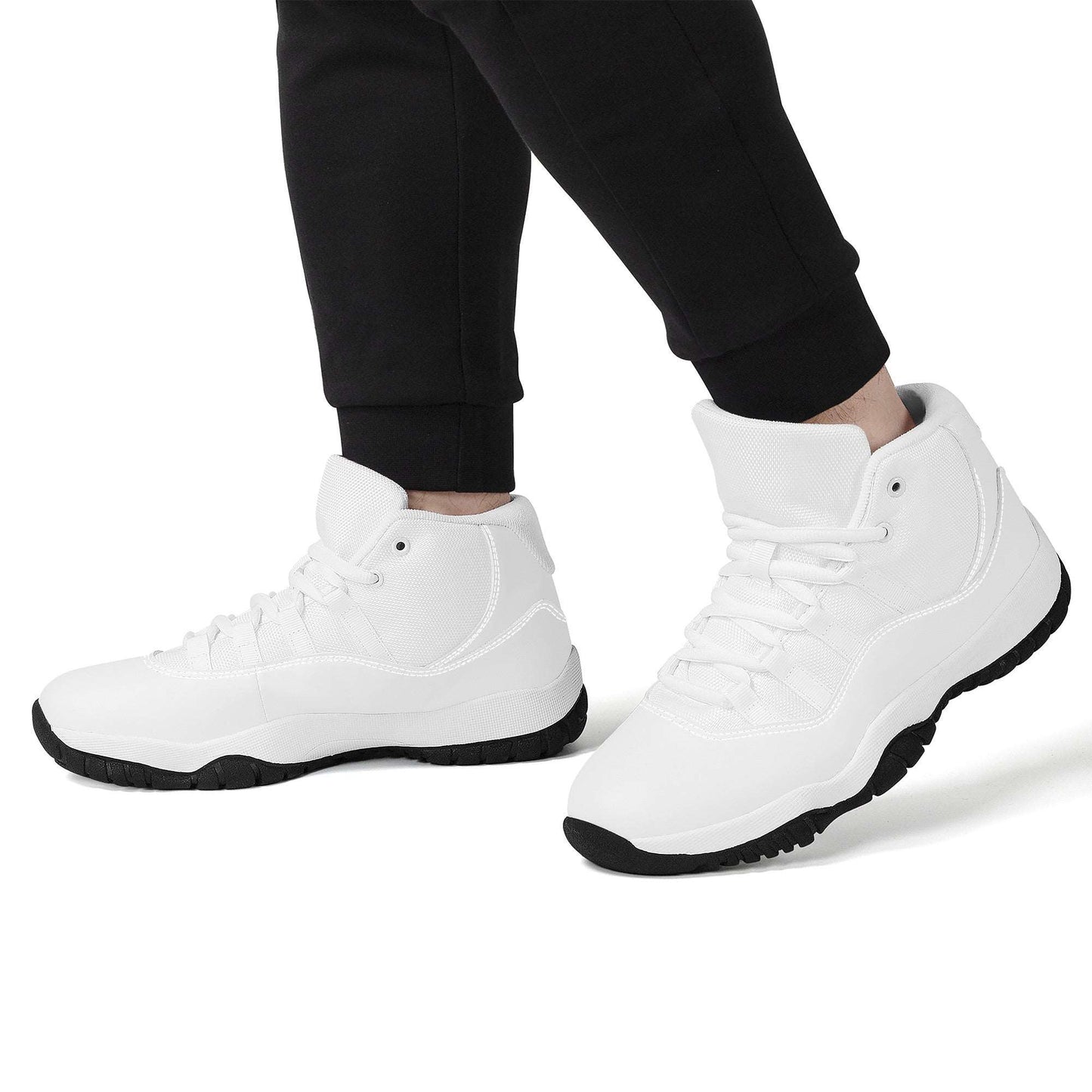 Create Your Own - High Top Air Retro Sneakers - White - HayGoodies