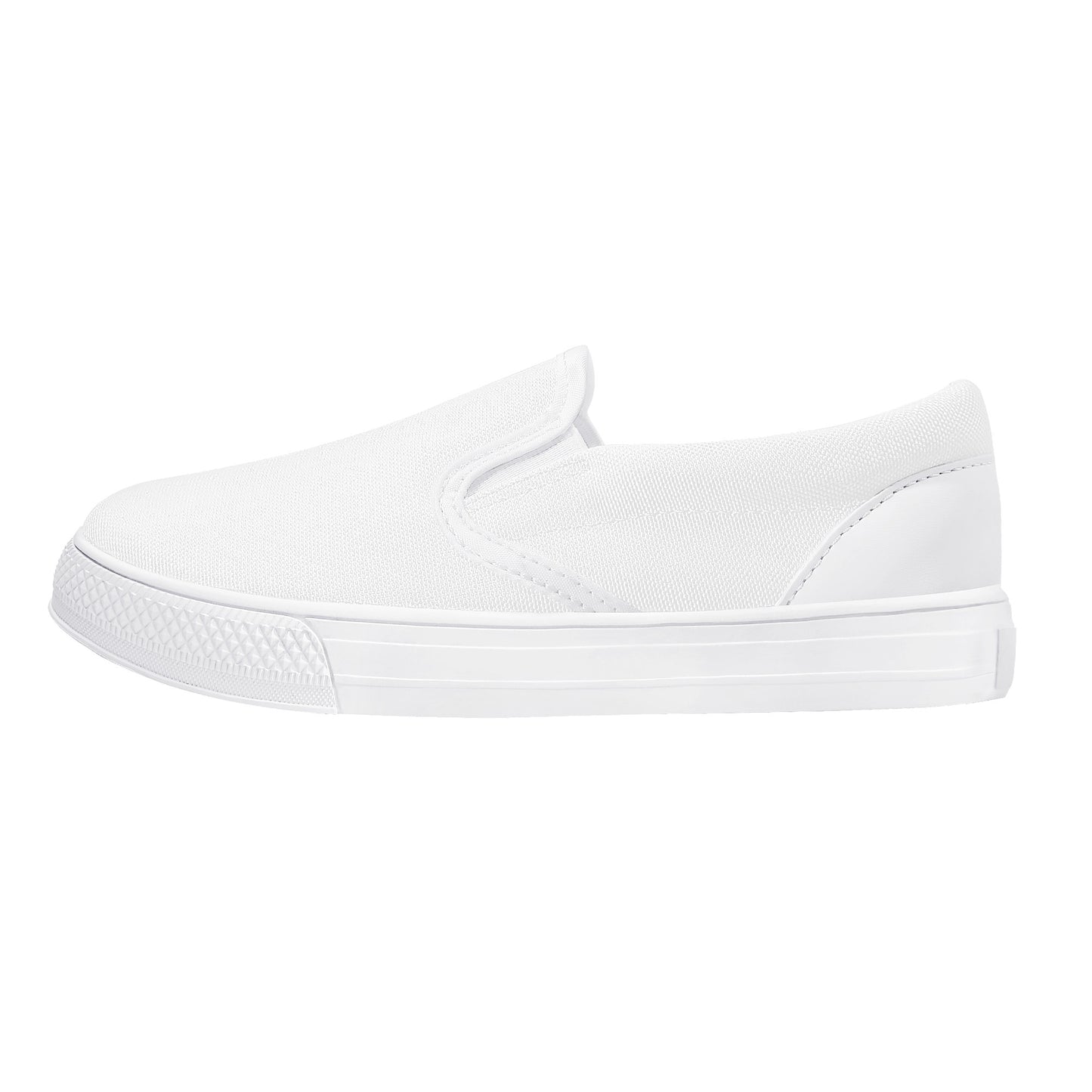 Create Your Own Kids Slip On Shoes -White