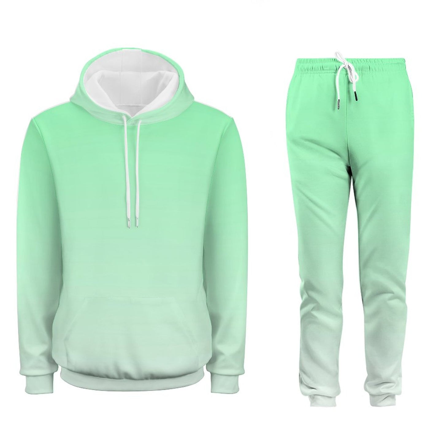 Personalize This Hoodie & Joggers Set-S to 5XL-Green