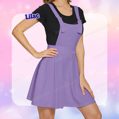 Lilac Overalls Dress-XS to 5XL