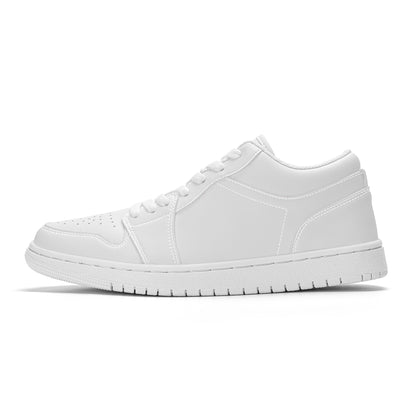 Create Your Own-Unisex Low Top Sneakers - White