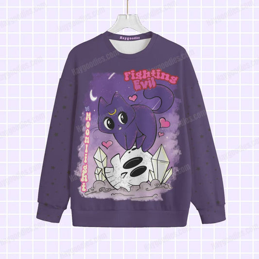 Fighting Evil by Moonlight Unisex Knitted Sweater-S to 7XL