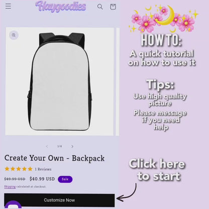 Create Your Own - Backpack