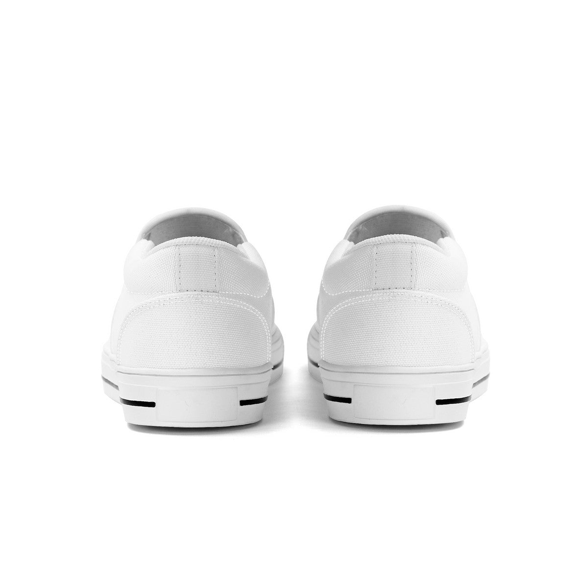 Create Your Own New Style Unisex Slip-on Shoes-Black or White Sole