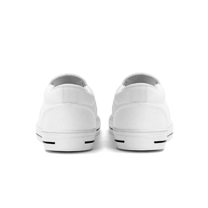 Create Your Own New Style Unisex Slip-on Shoes-Black or White Sole