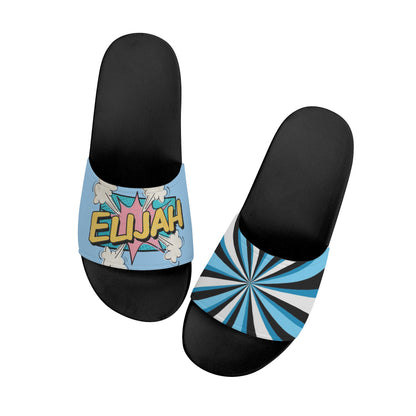 Create Your Own Slide Sandals - Black - Kids Sizes