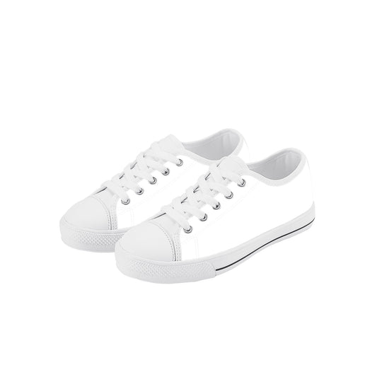 Create Your Own Kids Low Top Canvas Shoes