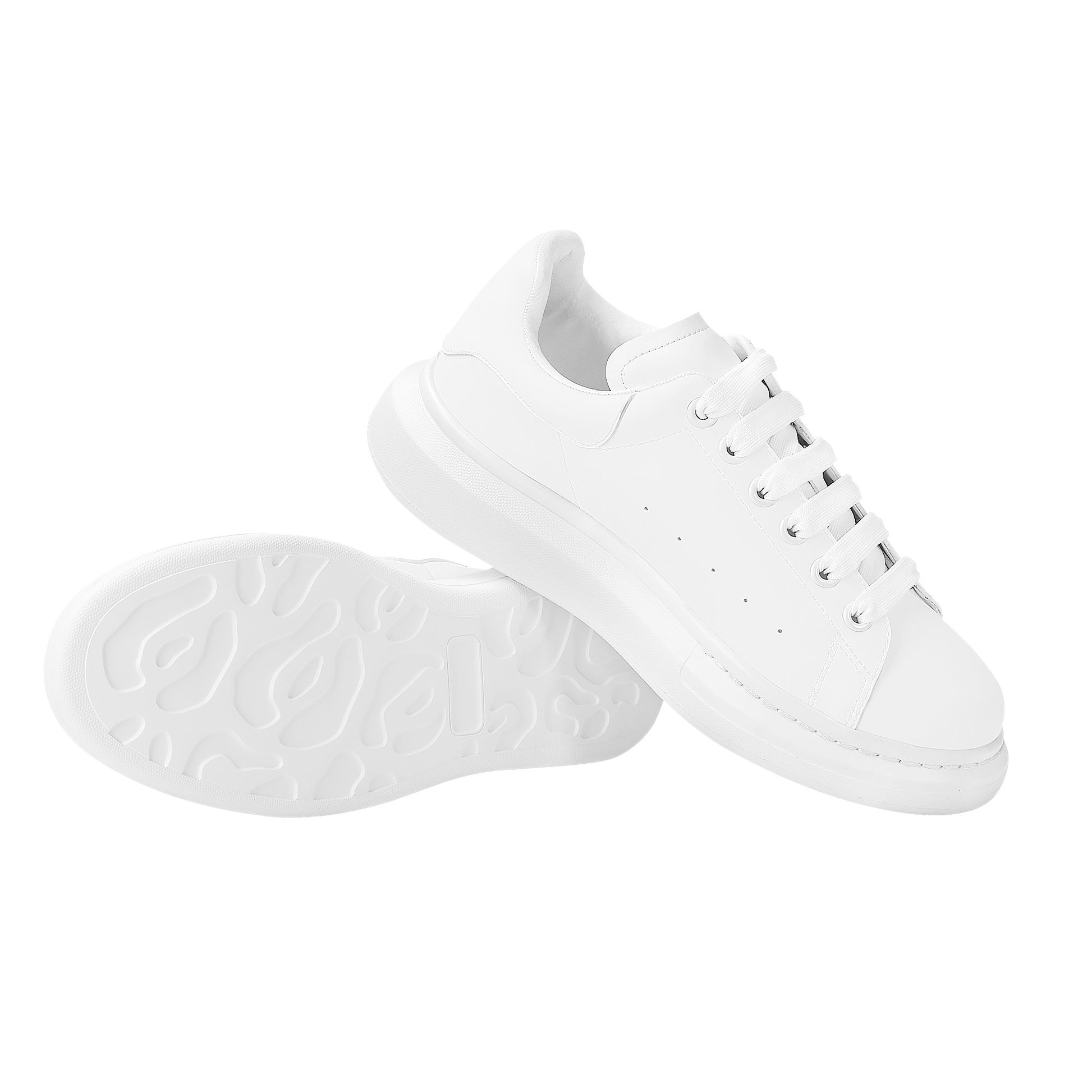 Create Your Own - Platform Low Top Shoes - White - HayGoodies - shoes