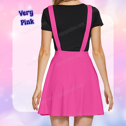 Very Pink Overalls Dress-XS to 5XL