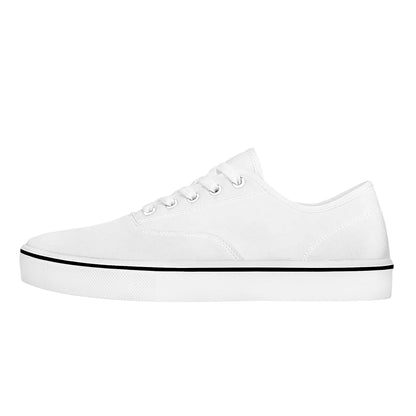 Create Your Own - Skate Shoe - White - HayGoodies - canvas shoes