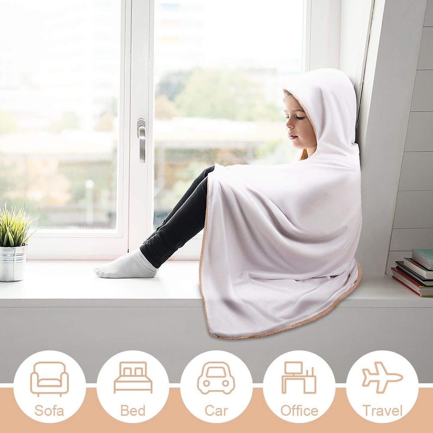 Personalize Your Own Hooded Blanket-60"x80"