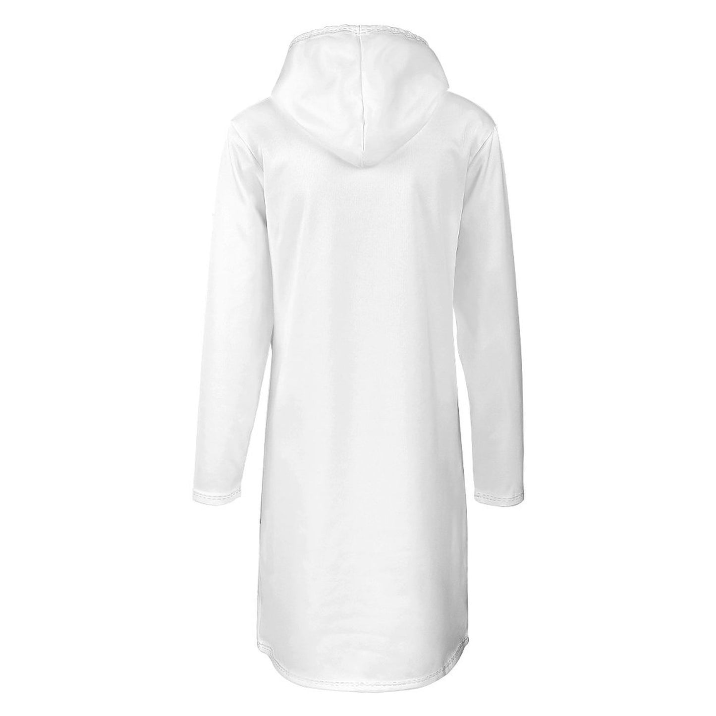 Design Your Own 230gsm Long Sleeve Hoodie Dress-S to 5XL