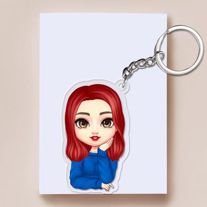 Cute Chibi People Keychain - Mix Characters - HayGoodies