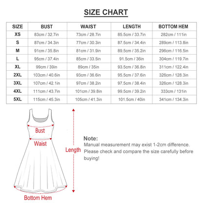 Create Your Own Round Neck Sleeveless Dress-XS to 5XL