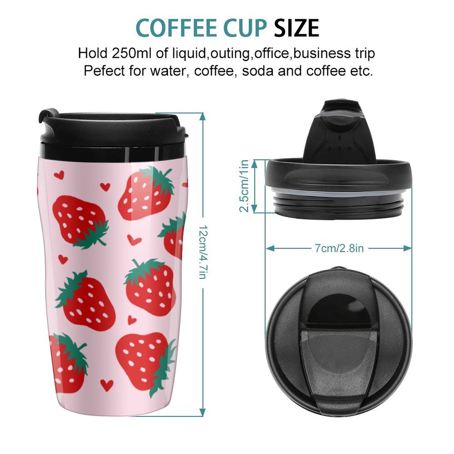 Create Your Own Coffee Tumbler Mug-2 Sizes