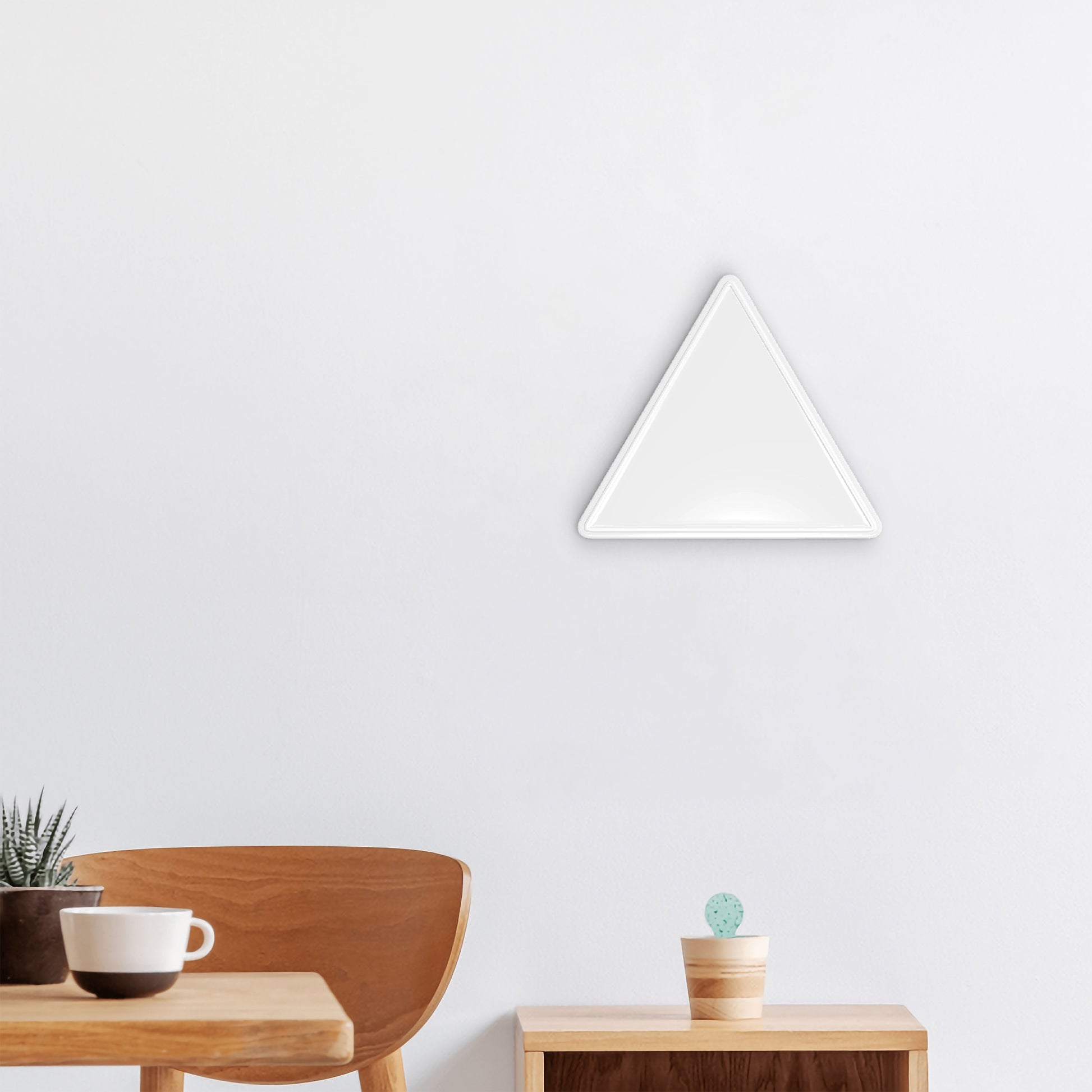 Triangular Shape Metal Art Decor - Upload Your Own Picture - HayGoodies
