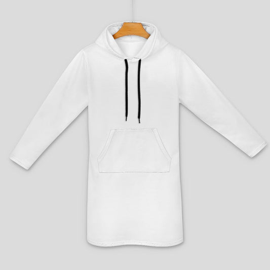 Design Your Own 230gsm Long Sleeve Hoodie Dress-S to 5XL