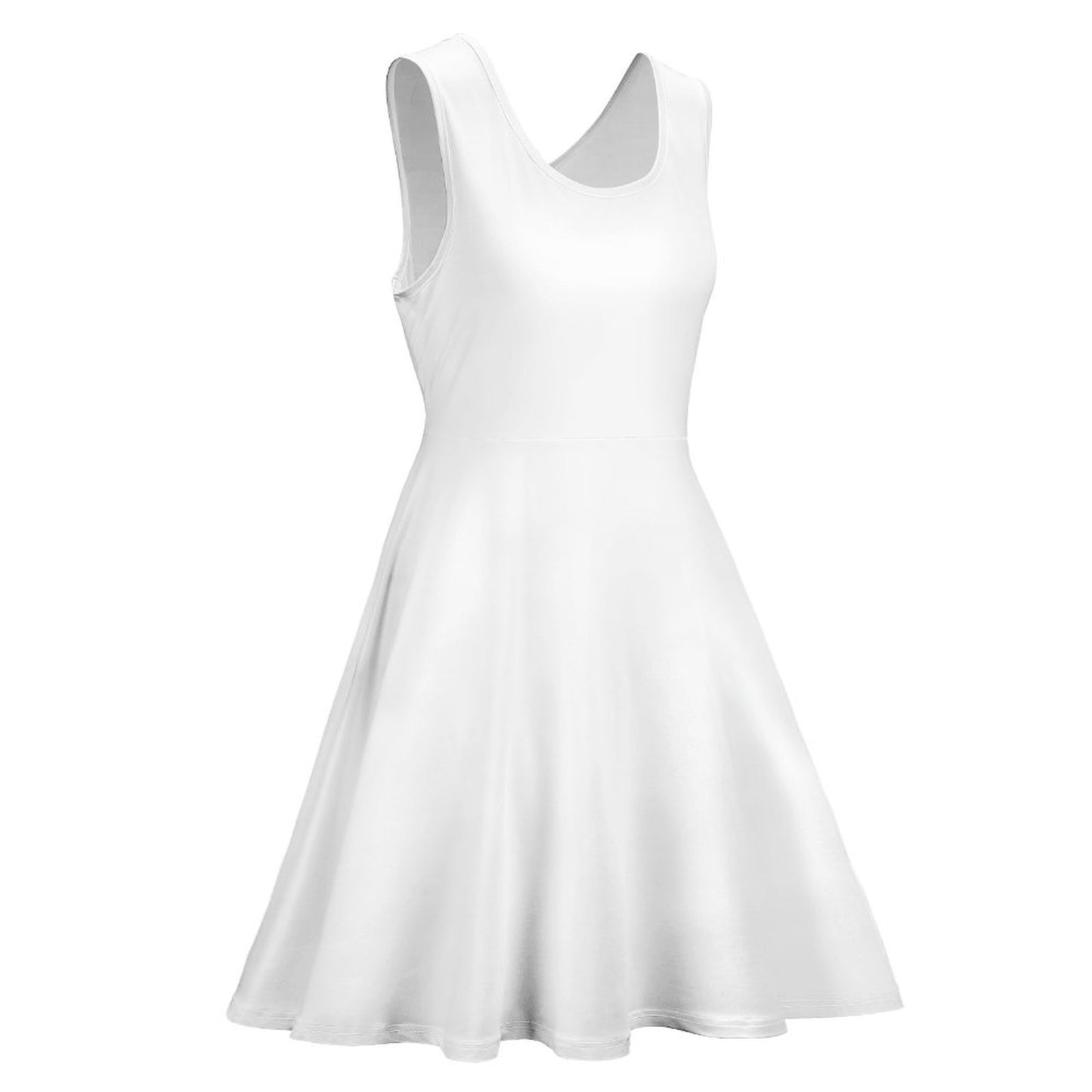 Create Your Own Round Neck Sleeveless Dress-XS to 5XL