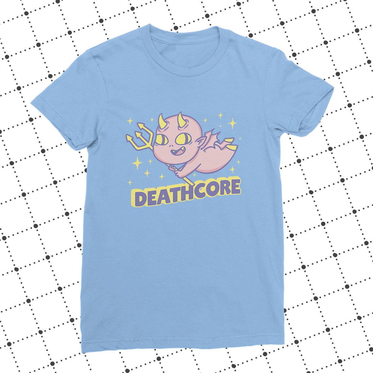 Cute Deathcore Devil Ladies Fit T-Shirt