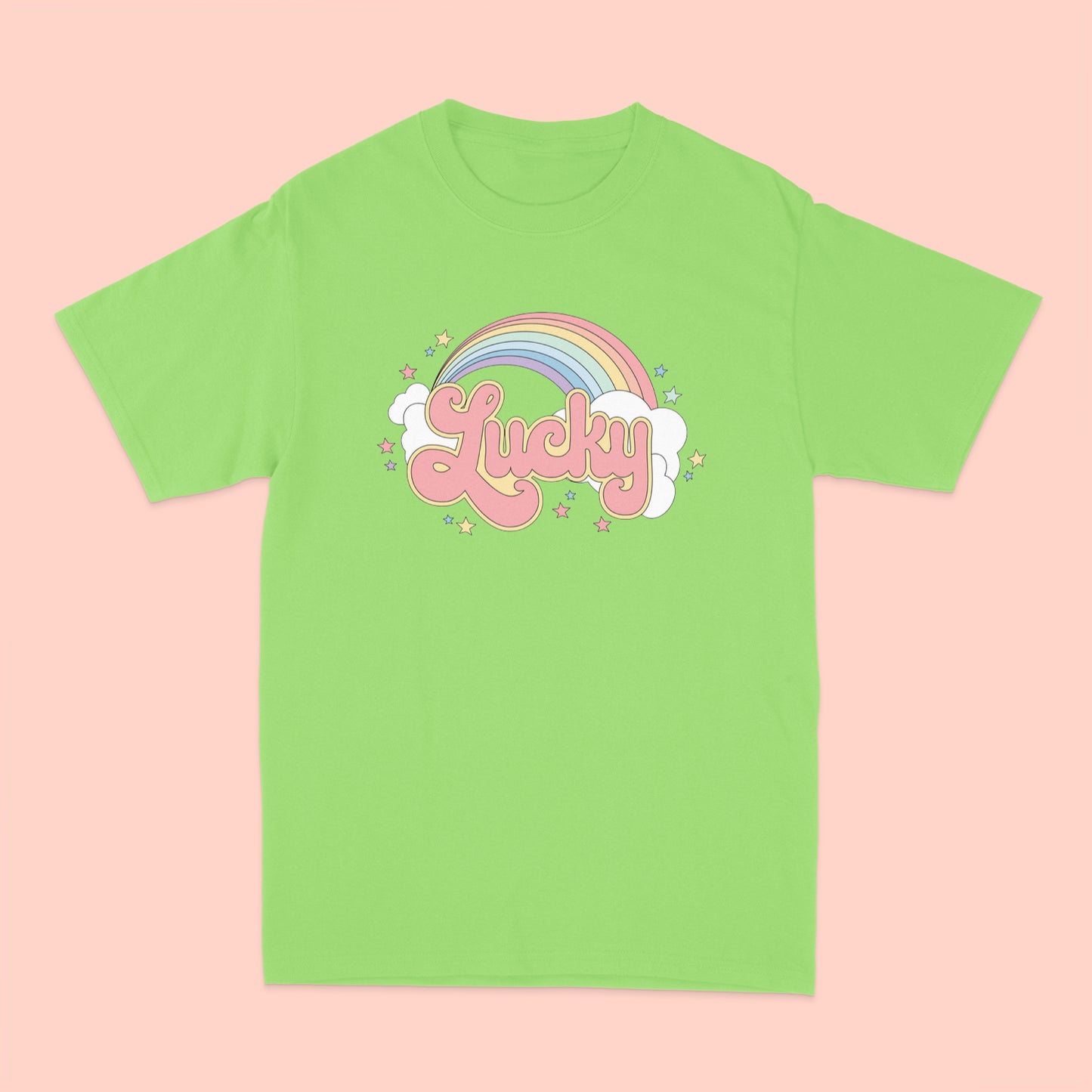 Retro Lucky Rainbow T-Shirt