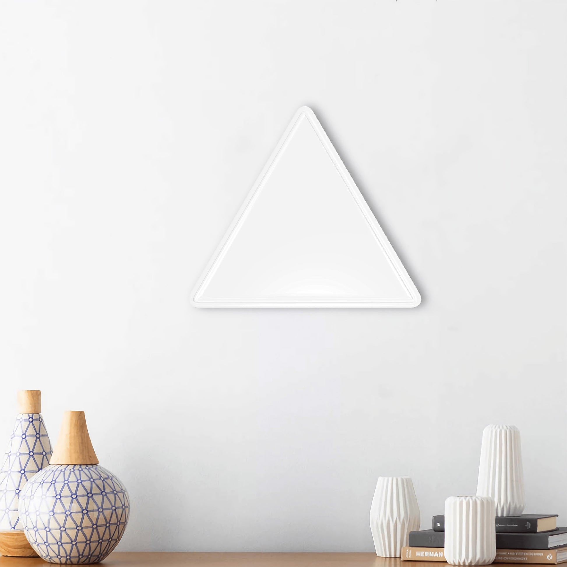 Triangular Shape Metal Art Decor - Upload Your Own Picture - HayGoodies